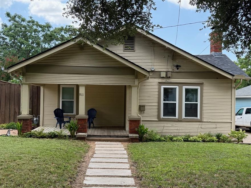 BACK ON MARKET Buyer financing fell through! Ready to sell, bring your best offer! This beautifully maintained home sits on a generously sized lot and offers unmatched outdoor living space—far more expansive than neighboring properties. Inside, you'll find an open-concept floor plan with rich hard wood floors throughout and a recently updated bathroom that adds both style and comfort.

Major improvements include a full interior HVAC replacement—new interior AC unit, ductwork, and vents installed in August 2023—plus a new roof completed in April 2022. The pier and beam foundation was professionally reinforced, ensuring long-term stability and peace of mind.
Located just down the street from the highly sought-after Stevens Park Golf Course, this home offers the perfect blend of charm, updates, lot size, and location.

Don’t miss this rare opportunity!