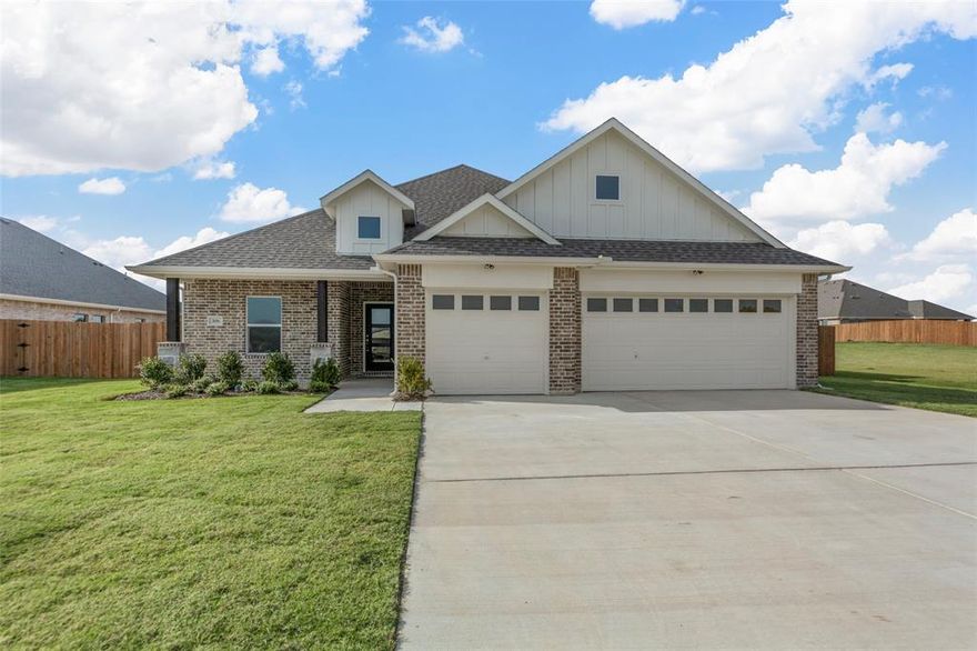 This beautiful new construction home by Robbie Hale Homes is in our newest subdivision, Meadow Ridge Estates in Josephine. This home has it all including true sand and finished wood flooring. , imagine grilling on your covered back patio, hanging decorations on your stone fireplace, or soaking in your jetted tub. Experience the perfect blend of space, savings, and small-town charm. This home features 4 large bedrooms with walk-in closets, 2 full bathrooms, and a 3-car garage. This 2160 square foot home keeps ownership affordable while offering room for your family to grow. Enjoy the freedom of NO HOA on a one third acre lot and the monthly savings of NO MUD or PID tax. Located in sought after Collin County and Community ISD, this home is a rare opportunity to have modern comfort in a quiet country setting. Builder to pay for Title Policy, Survey and up to $20K in Seller Concessions.