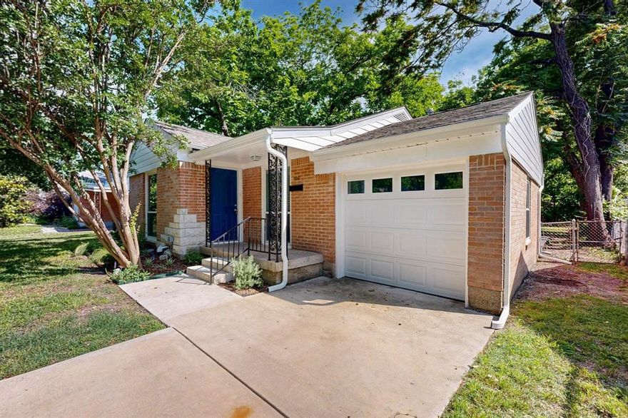 Worry-Free Living in Dallas: A Fully Renovated, High-Efficiency Home Awaits!Move right into this meticulously updated 2-bedroom, 1-bathroom home in  Dallas's Parkdale community. This isn't just a remodel; it's peace of mind. Key efficiency upgrades include new windows, a new HVAC system, and an on-demand tankless water heater, ensuring comfort and lower utility bills from day one.
The versatile one-car garage has been thoughtfully updated with new flooring and sleek storage cabinetry—perfect for a dedicated home office, gym, or studio or just to store your vehicle. Inside, enjoy a stylishly updated kitchen and bathroom, refinished hardwood floors, and a bright, open feel. Step outside to your private oasis: an expansive, landscaped backyard featuring a patio deck and gazebo under mature trees. This turn-key property offers character without the maintenance worries.