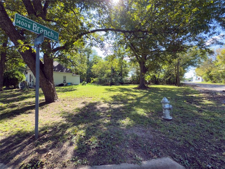Vacant residential lot located at 400 E Orange St in Sherman, offering an excellent opportunity to build a single family home. Zoned residential and suitable for owner occupants or investors looking to develop a new construction property. Convenient in town location with access to nearby amenities, schools, and major roads. Bring your builder and vision, this lot is ready for your next project.