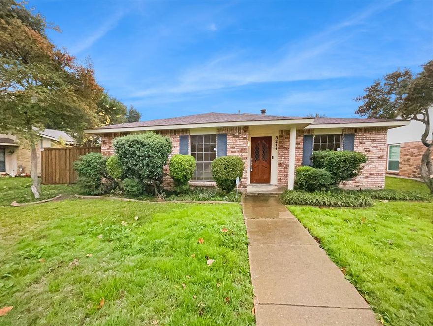 Welcome to this charming home that offers a cozy fireplace, creating a warm and inviting ambiance. The natural color palette adds a serene touch, allowing for easy customization to suit your personal style. The kitchen boasts a lovely backsplash that adds character and complements the cabinetry. With additional rooms, you'll have flexible living space to create a home office, a playroom, or a workout area. The primary bathroom offers ample under sink storage, ensuring a clutter-free space. Step outside to the fenced backyard, where you can relax in the sitting area and enjoy the tranquility of the surroundings. Fresh interior paint adds a crisp and refreshed feel to this delightful home. Don't miss this opportunity to make this your dream home! This home has been virtually staged to illustrate its potential.
