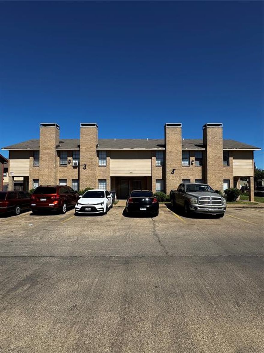 Excellent investment opportunity in the heart of Dallas OFFERING OWNER FINANCING. 8005 Rothington Rd.  Units 1,3,5 and 7 is a well positioned 4 plex offering strong upside potential with 50% occupancy and below market rents on the occupied units, allowing investors the opportunity to increase cash flow over time. Two vacant units have already been updated and feature new appliances, making them move in or lease ready immediately.

This property offers one of the larger floor plans in the community with spacious 2 bedroom, 2.5 bath units thoughtfully designed for comfort and functionality. Each oversized bedroom includes its own private full bathroom along with two closets, including generous walk in closets. The convenient half bath downstairs is ideal for guests and visitors. Residents will also enjoy covered and fenced back patios, creating additional private outdoor living space.

Long term tenants provide stability while the vacant upgraded units present immediate income producing potential. Centrally located approximately 15 minutes from Downtown Dallas with quick access to major highways, retail, dining, and shopping. Property is also within walking distance to Frank Guzick Elementary School and Skyline High School.

No HOA. Property sold as is, where is. Great opportunity for Investors seeking value add potential in a rapidly growing Dallas market.