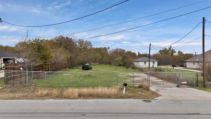 Fantastic opportunity for builders or investors. Utility Lines in place. This spacious homesite offers excellent access to I-820 and US-287, making commuting throughout Fort Worth and the DFW metro a breeze. Located in an established single-family neighborhood with strong demand and nearby new construction activity. Plenty of room for a custom home, outdoor features, or additional improvements. Close to schools, parks, and daily conveniences. A rare oversized lot in a growing area, perfect for your next build or investment project.