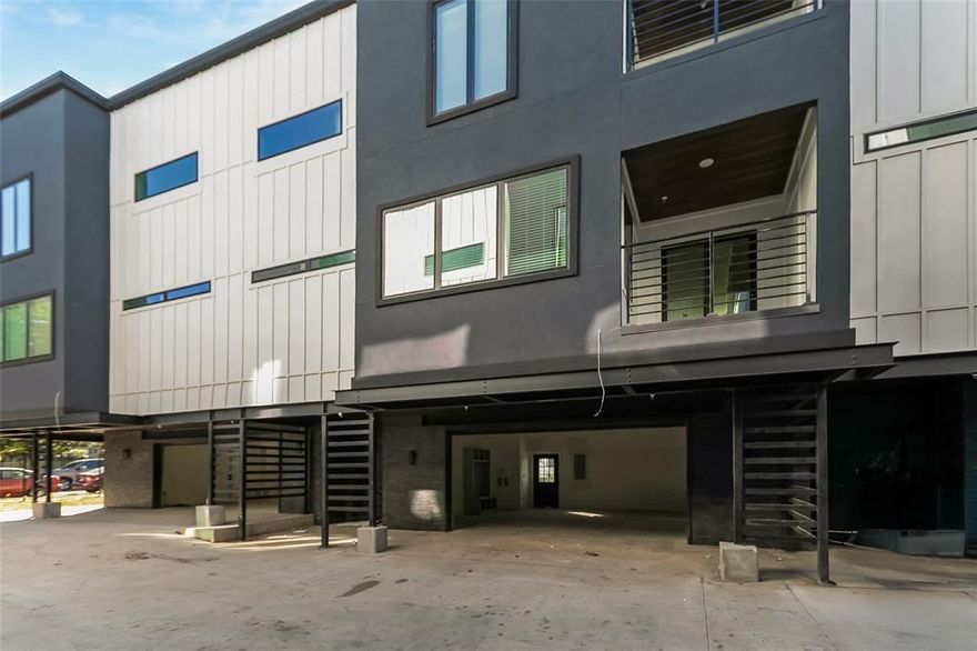 Brand new 3 story townhome offering modern design, exceptional outdoor living, and skyline views of Downtown Fort Worth. This residence features a private rooftop deck plus two additional patios, ideal for entertaining and enjoying city and park views. A small private yard and 2 car garage provide added convenience and functionality.

The interior showcases abundant natural light, open concept living spaces, and upscale finishes throughout. The kitchen is equipped with quartz countertops, custom cabinetry, stainless steel appliances, and contemporary fixtures. Spacious bedrooms, modern bathrooms, and thoughtful layout design create a comfortable and stylish living environment.

Located with a park directly behind the property and offering quick access to Downtown Fort Worth and the Fort Worth Stockyards, along with dining, entertainment, and major roadways. New construction with quality craftsmanship and low maintenance living.