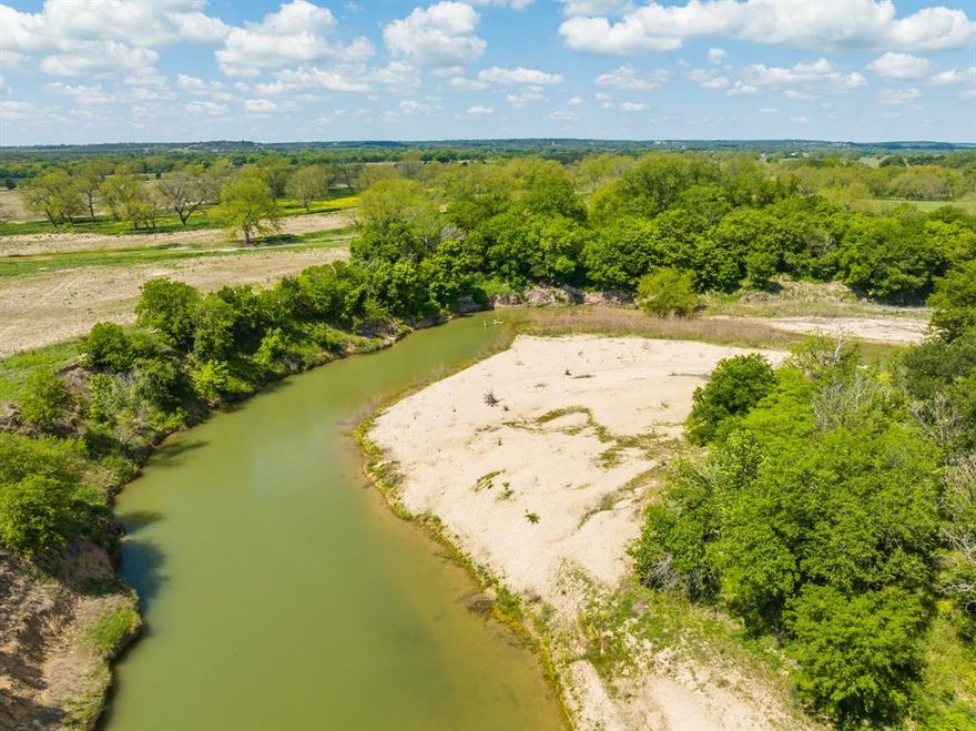 Here is your chance to own approximately—one mile of North Bosque River Frontage.  The Bosque River is breathtaking; you must see it for yourself! This highly recreational land is located just outside Valley Mills, Texas, on Highway 6. 4500 ft. of highway frontage. 250 acres on one side of Highway 6 and 148 acres of farmland on the other. At the heart of the river property is a large cluster of native pecan trees. There are scattered live oaks and other hardwoods. The property is a hunter's dream for whitetail deer, dove, turkey, hogs, ducks, and other small game. The original ranch house has three bedrooms + 2 baths, a two-car garage, and is approximately 3170 sq.ft.; other improvements include a barn, cattle working pens, and the City of Valley Mills. This highly desirable recreational and agricultural live water property has ample opportunity! Buyer to verify FEMA floodplain maps.
