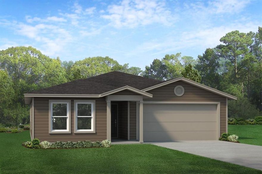 AMAZING OPPORTUNITY FOR NEW CONSTRUCTION FROM AMERITEX HOMES! Offering up to $20,000 in flex cash on select homes! Use flex cash to reduce purchase price, cover closing costs, or builder will buy down rate. Beautiful new home for sale featuring 3 bedrooms, 2 bathrooms, an open concept floor plan, and many more modern amenities throughout. The kitchen boasts a large island with upgraded countertops and energy-efficient appliances. The private master includes an ensuite bathroom and walk-in closet. All these features and more make this home a must-see! Images may be reflective of a staged or representative unit; homes are unfurnished and features may vary by floor plan and location.