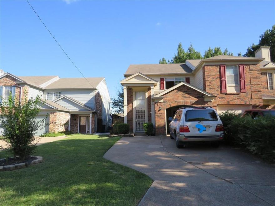 This is an adorable two story Condo, with a one car garage, a private backyard with privacy fence, covered patio, two and one half baths, washer dryer hookup, both refrigerator and washer dryer in unit, near to most amenities.