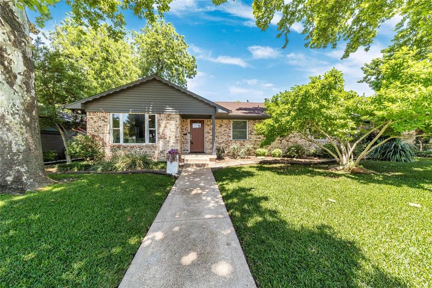 Located in the heart of East Dallas, this beautifully updated home at 8435 Suncrest Drive blends timeless charm with thoughtful modern upgrades. Designed with entertaining in mind, the flexible floor plan features two spacious living areas and seamless flow throughout the main living spaces. The updated kitchen opens effortlessly to the family and dining areas, while the newly added mudroom and laundry space with half bath adds both convenience and functionality. Recent improvements include all plumbing replaced beneath the home, a new roof installed in 2026, and freshly painted interiors, making this home truly move-in ready. Step outside to enjoy the oversized backyard, ideal for gatherings, play, or relaxing evenings at home. Conveniently located near White Rock Lake, the Dallas Arboretum and Botanical Garden, shopping, dining, and some of East Dallas’ most loved parks and trails, this home offers both comfort and an unbeatable location.