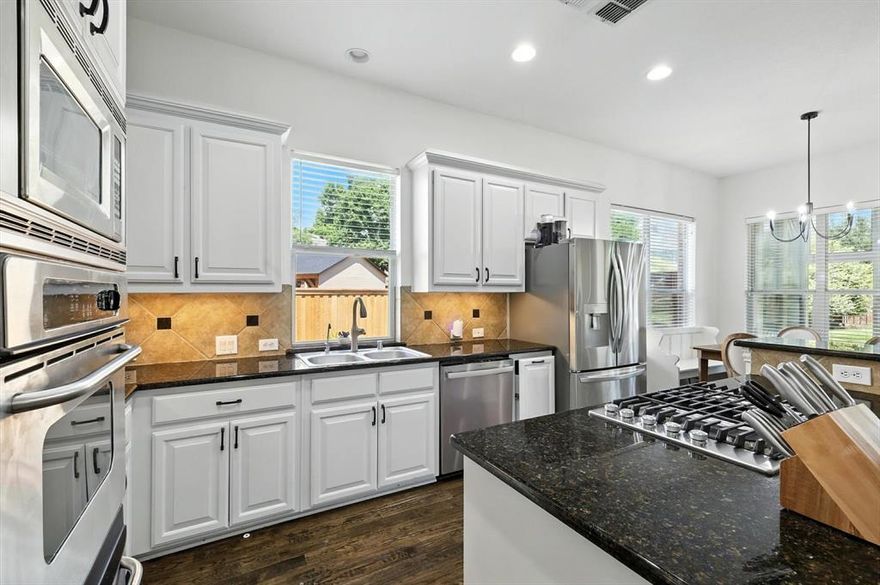 Step into this two-story home in the Aspendale neighborhood of McKinney.

The main level includes a bright kitchen with granite countertops, gas cooktop, and stainless steel appliances, opening to a large living room with a fireplace and backyard views. At the front of the home, a dedicated office and separate formal dining area provide flexible space for work, gatherings, or play.

Upstairs, a spacious loft and media room offer additional areas for hobbies, entertainment, or relaxation. The oversized cul-de-sac lot features a wide backyard with ample room for outdoor activities or a future pool.

Located in Frisco ISD, just a short drive of parks, walking and biking trails, shopping centers, grocery stores, and a variety of restaurants. Nearby roadways provide convenient access to Frisco, Allen, and other surrounding areas.