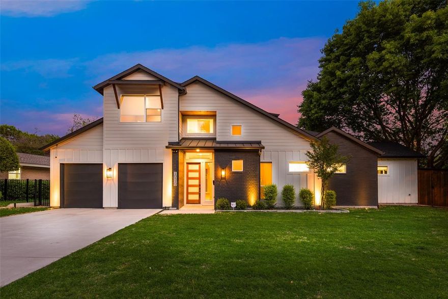 Nestled on a sprawling corner lot in the heart of East Dallas, this stunning 2022-built home by local, award-winning builder JLD Custom Homes offers luxury, privacy, and over $150K in upgrades. 

Thoughtfully designed with no neighbors behind or on one side, this gently lived-in home features 3 patios: 1 covered, 1 stamped concrete and the third - a tile patio under one of the city's designated historic oak trees. The serene app-controlled, self-filling stream with a waterfall, creates a backyard sanctuary that's ideal for unwinding or hosting a barbeque. A yard-length planter with seasonal blooms and integrated water lines ensures effortless landscaping.  

Inside, you'll find vaulted ceilings and abundant natural light streaming through oversized windows. The open-concept living, dining, and kitchen areas are perfect for both everyday living and entertaining. The chef’s kitchen is as pretty as it is functional, featuring high-end appliances, custom cabinetry, a large island, and ample storage.The first floor also has a dedicated home office, ideal for remote work, and a spacious primary suite with a spa-like bath and custom walk-in closet. A secondary bedroom, positioned away from the primary suite, offers privacy for guests or family.Upstairs, you’ll find additional bedrooms and a spacious game room, providing plenty of room for relaxation and recreation. 

Located just minutes from White Rock Lake, Bishop Lynch HS and the shopping & dining at Casa Linda Plaza,  this home offers the best of Dallas living - blending elegance, comfort and convenience in one perfect package.
***EXCLUSIVE FOR THIS HOME - LENDER-PAID TEMPORARY RATE BUY-DOWN - ask for details***