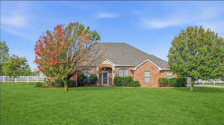 Well-maintained 4-bedroom, 3-bath home situated on just over one acre with no HOA. This property offers the space and flexibility that are increasingly hard to find.

The open-concept layout provides comfortable everyday living and easy entertaining. The kitchen features granite countertops, ample cabinetry, and a functional flow into the main living area. Updated flooring and a split-bedroom design offer both style and privacy. Secondary bedrooms are generously sized, and the floor plan provides versatility for a variety of living arrangements.

The enclosed glass patio adds additional usable space and is ideal for year-round enjoyment. Outdoors, the expansive lot offers room for pets, gardening, recreation, or future improvements such as a workshop or additional outbuilding (buyer to verify).

Enjoy the freedom of acreage living while still being conveniently located to nearby amenities. Move-in ready with space to make it your own.