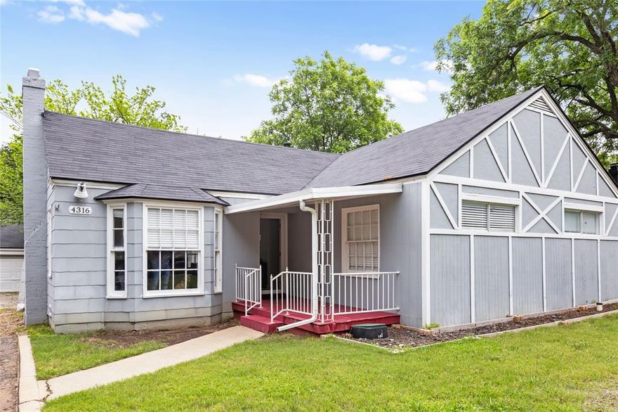 Full of character and charm, this well maintained Fort Worth home offers a rare combination of space, flexibility, and functionality! Inside you’ll find an inviting layout with multiple living and dining areas that create the perfect setup for everyday living, entertaining guests, or simply enjoying the comfort of home.

One of the standout features is the separate guest house located behind the garage, offering endless possibilities for a home office, gym, studio, guest space, or additional income potential. The covered patio and backyard provide a great space to relax, host gatherings, or enjoy quiet evenings outdoors.

With its unique layout, versatile spaces, and convenient location near downtown Fort Worth, shopping, dining, and major highways, this property offers the perfect opportunity for buyers looking for something with both charm and potential. Homes with this much character and flexibility do not come around often!