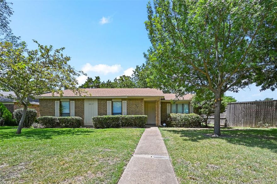 ****FOUNDATION WORK JUST COMPLETED*** REDUCED PRICE! Now priced below recent Appraisal! Beautiful 4-2 in Mesquite! Ready for new owners! All new paint and carpet! Open living area greets you upon arrival with beautiful brick fireplace centerpiece and plenty of natural light! Flows seamlessly to your eat-in ISLAND Kitchen featuring granite C-tops and plenty of storage and cabinet space. Over-sized Primary bedroom with adjoining on-suite bath. All bedrooms are a good size. Fenced-in backyard is perfect for entertaining! 2 car garage completes this gem. Get a rare 4 bedroom in this neighborhood for well under 300K! Schedule a showing today!