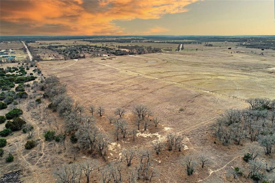 Build your dream ranch home on this peaceful 10-acre ranchette, tucked off the beaten path between Mineral Wells and the historic Weatherford square. Enjoy country quiet with the convenience of town, approximately 19 minutes to Mineral Wells and 28 minutes to Weatherford.
Property Highlights:
• Newer pipe and T-post fencing with no-climb wire
• Newer water well in place, plus electrical service already installed
• Several mature oaks 
• Open pasture with plenty of room for your home, barn, and animals

Wide-open skies, beautiful Texas sunsets, quiet evenings, and star-filled nights - this land offers the freedom to spread out! Bring your livestock and live the ranch dream!