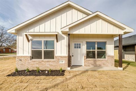 A home in Cleburne