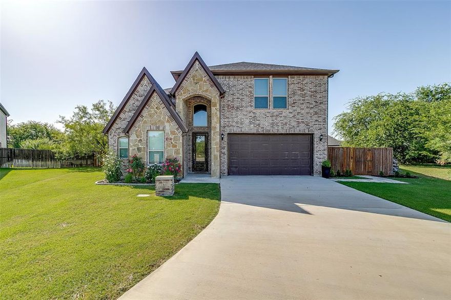 Exquisite home nestled on an oversized lot in a quiet cul-de-sac, located in the highly sought-after Aledo ISD!

The thoughtfully designed layout includes a primary suite complete with a spa-like soaking tub and walk-in shower with a versatile study which can serve as a fourth bedroom on the main level, while a spacious loft, two additional bedrooms, and a full bath await upstairs. Luxury vinyl plan wood flooring flows throughout, complementing the chef’s kitchen, built-in coffee and wine bar, and charming mudroom nook off the garage. The striking fireplace with a newly updated mantle extends to the tall ceilings, creating a stunning focal point. Outside, the private backyard is an entertainer’s dream featuring an extended covered patio perfect for hosting gatherings featuring a built-in grill. 

Plenty of space to play, making this property perfect for those who have dreamed of having fewer neighbors, just outside the hustle and bustle of the city, with easy access to shopping, dining, and close proximity to Downtown Fort Worth! Get outside of city limits; enjoy the stars; this home is a true must-see!