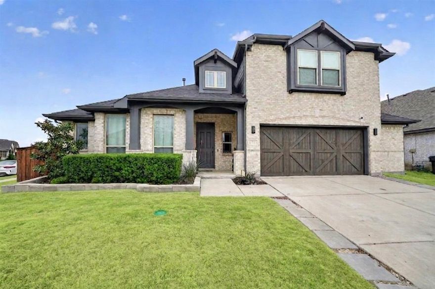Cozy Corner-Lot Home in Sonoma Verde! This is your chance to own a beautiful 4 bed, 3 bath corner-lot home while securing a LOW 2.625% assumable rate—something almost unheard of in today’s market! 
This beautifully maintained home is on a desirable corner lot in the highly sought-after Sonoma Verde community in Rockwall ISD—where resort-style living meets everyday comfort. The primary suite features an upgraded walk-in closet, relaxing garden tub, and dual vanities—perfect for unwinding after a long day. The gourmet kitchen includes stainless steel appliances, quartz countertops, a walk-in pantry, breakfast bar, cozy nook, and a separate formal dining area—ideal for entertaining family and friends. A spacious private office with a closet offers flexibility and can easily serve as a bonus room or additional bedroom. Upstairs, enjoy a dedicated theater room and game room, complete with a built-in Murphy bed—perfect for guests or multi-use living.
Step outside to a covered patio with ceiling fan, plus a concrete pad ready for a shed, spa, or outdoor retreat. The oversized backyard includes a dog run—great for pet lovers.
Home Upgrades Include:
BRAND NEW ROOF (MAR 2026)
Updated lighting throughout,
Whole-home water softener system,
2.5 car garage with a built-in overhead garage storage,
Fully owned alarm system equipment.
Sonoma Verde Lifestyle Perks:
Resort-style pool and clubhouse,
tennis, basketball & pickleball courts,
miles of walking & biking trails,
parks, playgrounds & green spaces, and
community events and family-friendly atmosphere.
Just minutes from Lake Ray Hubbard, shopping, and dining.