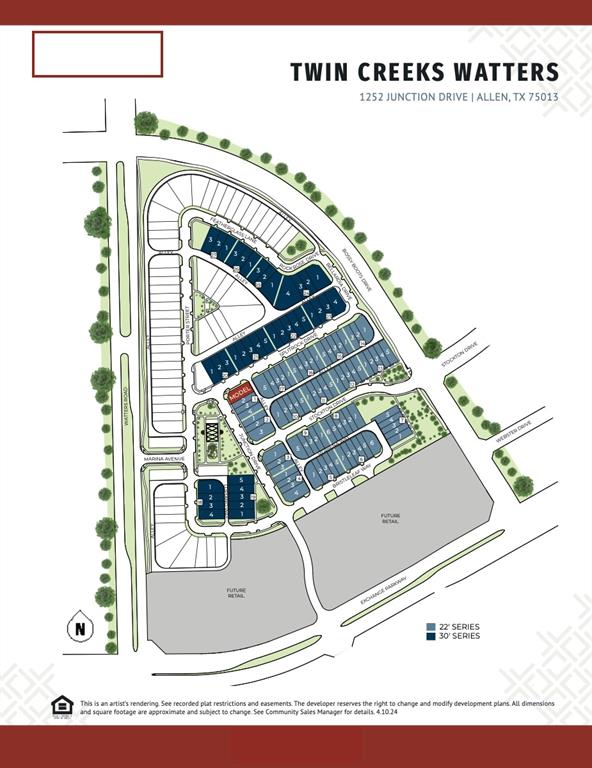 Twin Creeks Watters Townhomes - Residential