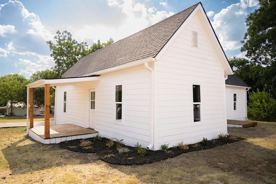 This beautifully remodeled 3-bedroom, 2-bath home has been completely updated from the ground up, including a brand-new roof, HVAC system, electrical, plumbing, foundation, exterior framing, and siding. Situated on three lots, it offers plenty of outdoor space, a gravel driveway, and a storm cellar for added safety. Located just minutes from downtown Saint Jo and right behind Red River Station, this home is truly a must-see!