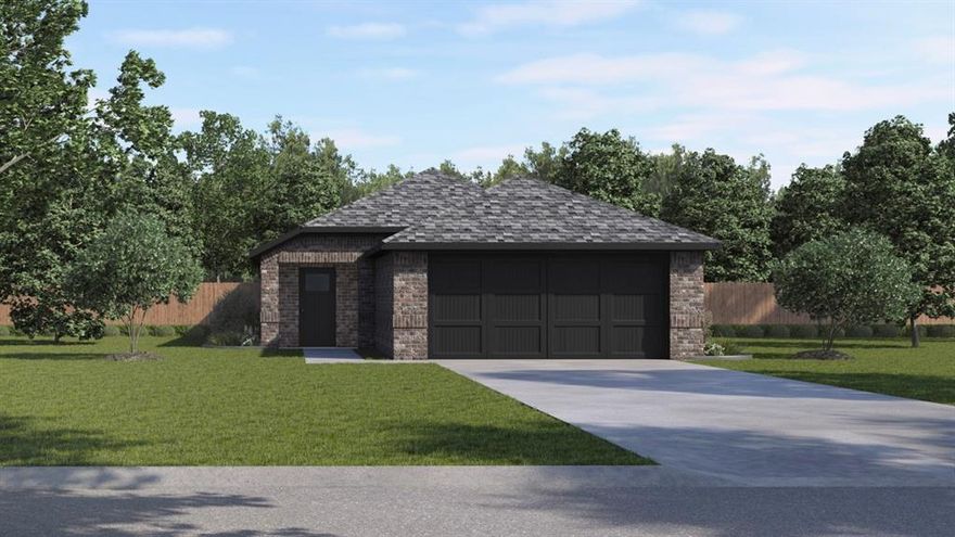 New Construction by DR Horton. Barton Plan - This beautiful 1 story home offers an open layout with 3 Bedrooms, 2 Bathrooms, 2 Car Garage. Energy efficient, and smart home features included.