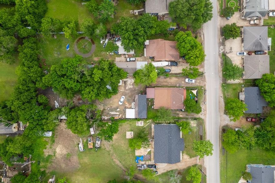 Cash or alternative financing. Endless possibilities await at this truly unique property located at 1100 Hillburn Ave in Dallas! Situated on over half an acre, this expansive lot offers space, flexibility, and rare potential in the heart of the city. The property includes three individual units, making it an ideal opportunity for investors, multi-generational living, or anyone looking to generate rental income while enjoying personal space. Each apartment has its own entrance, offering privacy and independence for tenants or family members. Whether you're looking to live in one unit and lease the others, create a short-term rental portfolio, or fully redevelop the lot to build your dream home or multiple dwellings—this property gives you the freedom to choose your path. With mature trees, a quiet neighborhood setting, and quick access to major roads, shopping, and schools, this is a rare chance to own a large piece of land with built-in income potential. Don't miss your chance to own a truly versatile property in a growing Dallas neighborhood!