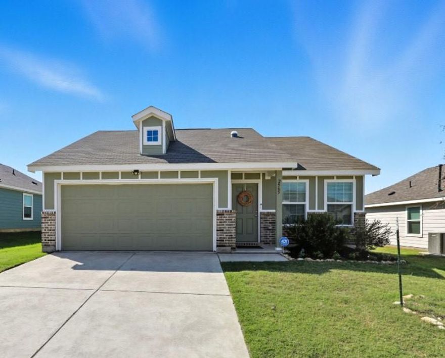 Move in Ready Home! Charming cottage style home in the neighborhood of Northpointe! As you step inside this like-new home, discover an open-concept floor plan with abundant natural light, spacious living areas, and modern finishes throughout.  Amenities include granite counters, gas range, beautiful cabinetry, and a large island. Upgrades with light fixtures and a skylight in the entry hallway.  A low maintenance tile flooring throughout this one-story home! Lots of space in the back yard for pets and fun family activities! The home is located just a couple of blocks from the fabulous community pool, playground, and picnic area with outdoor grills and tables! This would make a great starter home, priced well below the cost of a similar new build. Can also be a great turn-key property as well for this well-maintained home!  Conveniently located not far from Eagle Mountain Lake, and the Alliance Town Center area. Don’t miss your chance to own this exceptional home! Schedule your tour today! One year of home warranty coverage is included with this home!