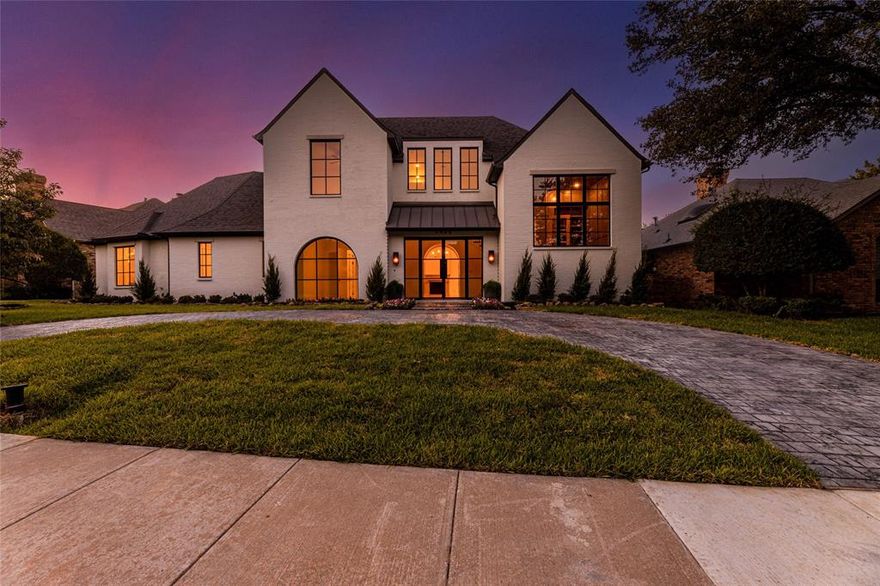 MULTIPLE OFFERS - HIGHEST AND BEST AUGUST 8 @ 7PM! Just Completed 2022 New Build & Pool in North Dallas by Hewitt Custom Homes. Elegant designer touches include European white oak flooring, floor to ceiling paneling, hand-made tiles, inset custom cabinetry, designer light fixtures, gas lanterns, additional kitchen,laundry room upstairs & so much more. Upon entering the living room, the 14 ft x 10 ft iron framed wall of glass showcases the sparkling pool w sun deck, oversized patio, & turfed backyard. 12 foot ceilings in kitchen w ILVE European Gas Range & Paneled Dacor Fridge. Hidden pantry w counter space for small appliance use. Raised study w custom paneling & built-in. Mother-in-law suite downstairs w private entrance & stunning view of the pool. Oversized laundry room w space for fridge. Upstairs - Game room + Three bedrooms + Optional Media Room. Fifth room has a full kitchen & washer,dryer connections. Located on a quiet street w 2 minute access to DNT. Plano school district.