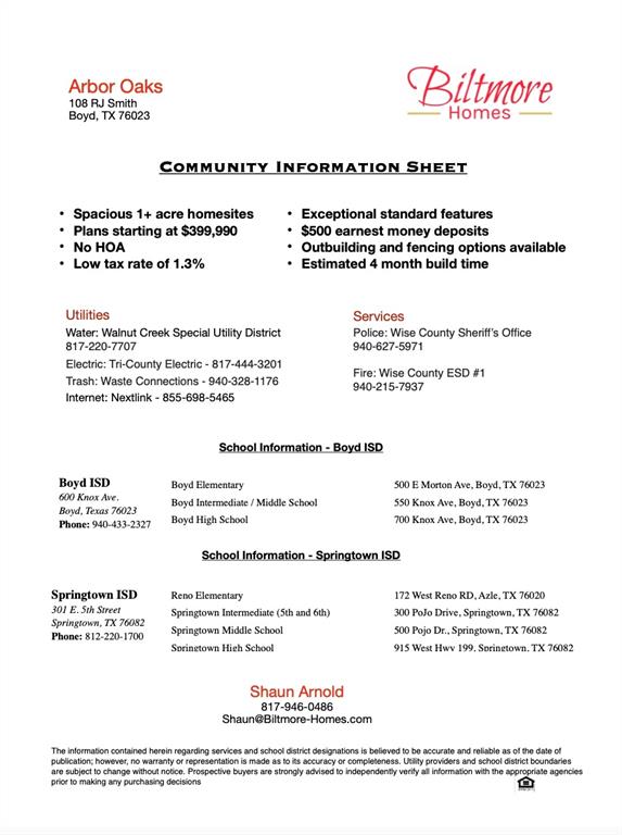 Arbor Oaks - Residential