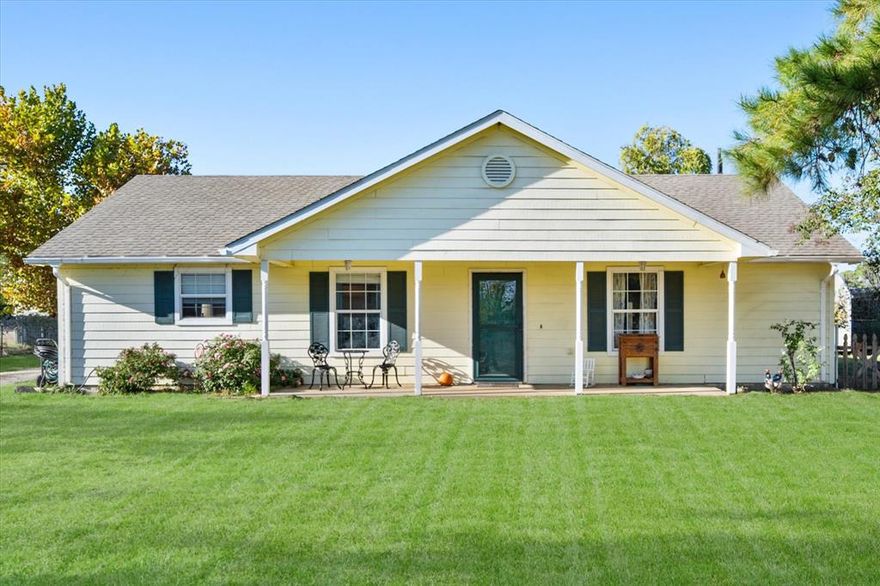 The seller is offering a concession with the right offer. Come out and enjoy peaceful country living just outside the city limits!
No HOA and no restrictions — bring your chickens, RV, or garden ideas! This beautiful and comfortable 4-bedroom, 2-bath home sits on 0.69 acres, featuring a spacious front yard and open views in all directions.
Inside, the open floor plan connects the living, kitchen, and dining areas, creating a warm and inviting space perfect for family gatherings. The home also features a large media room, ample outdoor storage, and a fantastic chicken coop, ready for your feathered friends.
The property is completely gated all the way around, offering privacy and peace of mind. The grounds are filled with nature’s bounty, including two peach trees, a fig tree, an apple tree, a plum tree, mayhaw berries, blackberry bushes, and grapevines. You’ll also find bald cypress, oak, Jerusalem pine, crape myrtles, vitex, and a Shantung maple, adding both beauty and shade to this country retreat.
If you’ve been dreaming of quiet living with room to roam — this is it!