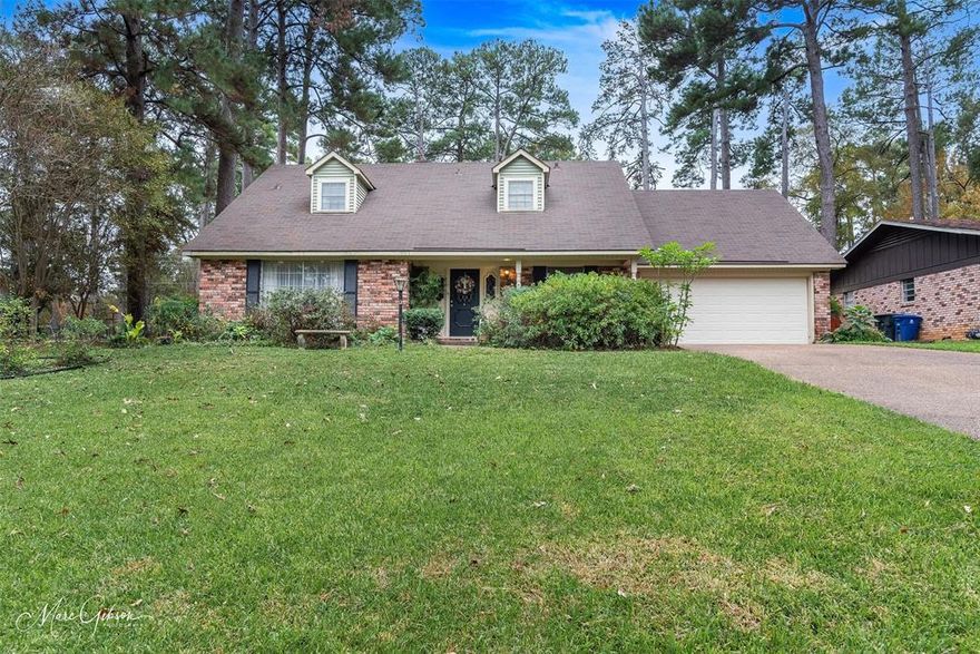 This charming home in Southern Hills is ready for a new owner!  Imagine the family gatherings and holidays as you step inside the inviting living room with built-ins, wood beams, panel walls and a wood burning fireplace to create a warm ambiance! The formal dining room is spacious enough for your large dining table!  The kitchen is equipped with an electric cooktop and wall oven, dishwasher, over the range microwave and breakfast nook! One bedroom downstairs and the other 2 bedrooms plus a bonus room are on the second floor!  The covered back patio is an amazing place to relax and the fenced back yard is a great spot  for kids and pets to play!  Dont sit on this one!  Call your favorite Realtor for a showing today!  Roof was replaced in February 2023!