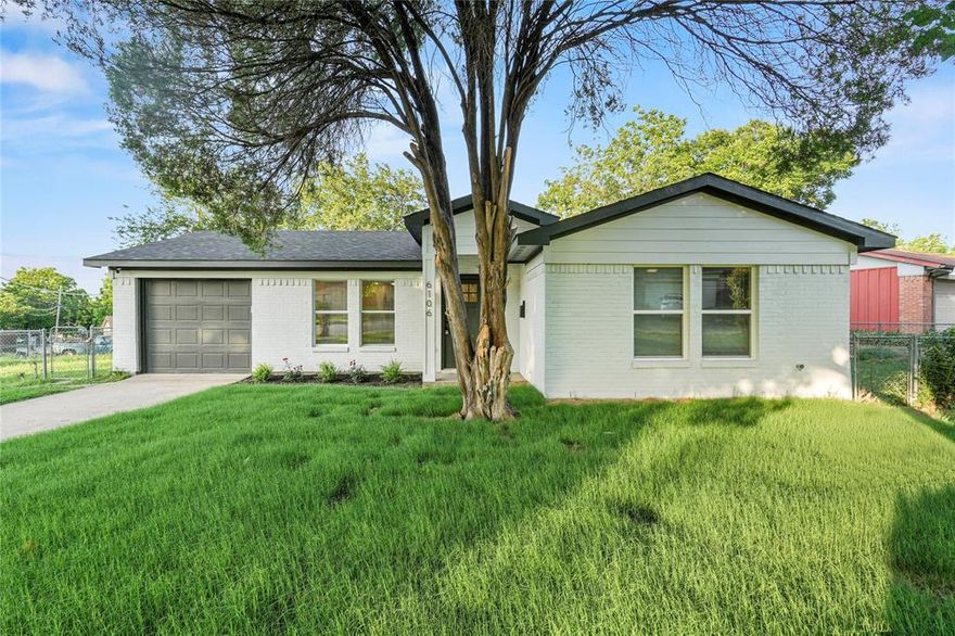 Welcome to your newly renovated 3-bedroom home, perfectly situated in an established Dallas neighborhood. Thoughtfully updated, this home is ideal for first-time buyers or families looking for comfort, convenience, and community. Step inside to a bright and inviting living space featuring updated flooring, fresh paint, and modern finishes throughout. The renovated kitchen offers stylish countertops and ample cabinet space, making everyday living and entertaining a breeze. Each of the three spacious bedrooms provides comfort and versatility, while the updated bathroom offers clean, contemporary design. The large backyard is perfect for outdoor gatherings, playtime, or simply relaxing in your private space. Located just minutes from major highways, parks, schools, shopping, and more, this home offers excellent access to everything you need. Don’t miss your chance to own this move-in-ready home in a welcoming neighborhood—schedule your tour today!