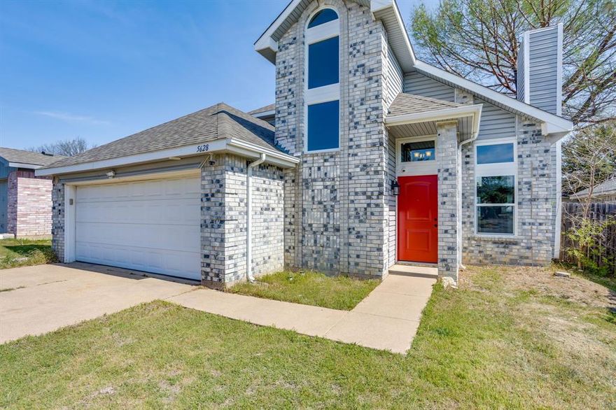 Welcome to 5628 Shady Springs Trail in the Marine Creek Hills neighborhood of North Fort Worth! The Marine Creek area is known for its outdoor scene and recreation featuring a reservoir made for fishing, kayaking, or if you'd rather stay on dry land there's plenty of hiking and walking trails to get those legs moving. Now on to the home, you'll find a wide open living and dining area rounded off with a cozy fireplace for chilly DFW evenings, a spacious kitchen with bay windows made for a breakfast or reading area overlooking the generous backyard. The primary suite conveniently sits on the main floor, coupled with its own wood-burning fireplace so you can keep the cozy feel as you wind down. 

The second floor provides you with two more bedrooms, a bathroom, and an office-like space for a desk or simply a nice place to crack open your favorite book. Come take a look and see why this home and the greater Marine Creek area is a great fit for you!