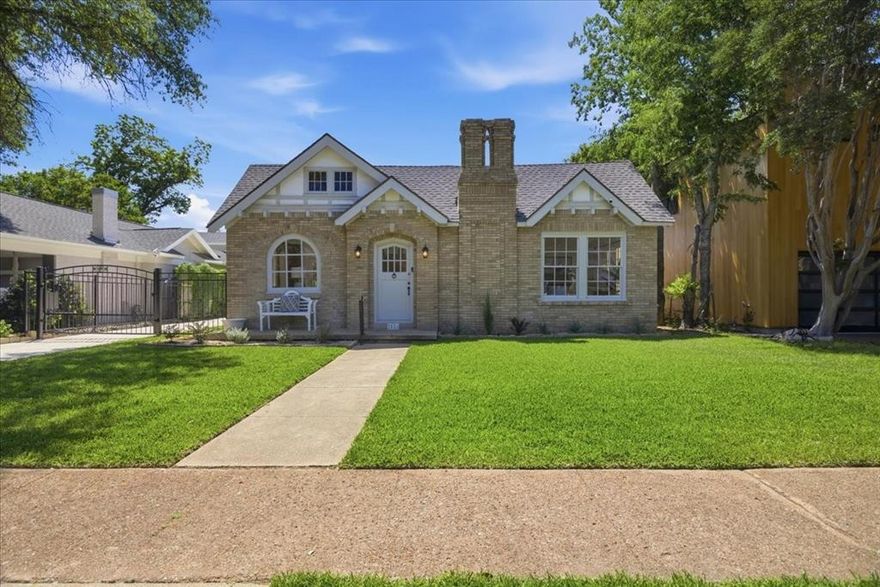 Located in the desirable University Place neighborhood near TCU, this charming 3-bedroom, 2-bath home blends timeless character with extensive modern improvements that provide exceptional comfort, efficiency, and peace of mind. From the inviting curb appeal to the natural light pouring through the many windows, every space feels warm, welcoming, and well cared for.

Inside, the living and dining areas offer an easy, connected flow ideal for everyday living and entertaining. A versatile office framed by beautiful windows creates the perfect flex space for a sitting room, game room, or playroom. Original details including wood flooring, trim, molding, windows, and pedestal sinks preserve the home's classic charm.

The current owner has meticulously improved nearly every major system in the home, creating true move-in-ready confidence for the next owner. Recent updates include all new plumbing lines and sewer connections, new electrical panel, new HVAC system and ductwork, spray foam insulation in the attic, tankless water heater, Class 4 impact-resistant roof, updated gas lines, and extensive tuckpointing and exterior improvements. The beautifully updated kitchen features custom cabinetry, quartz countertops, and KitchenAid appliances, while both bathrooms have been refreshed with new tile, fixtures, valves, and toilets. Additional improvements include a widened driveway, electric gate, new grass, new fencing, monitored alarm system with exterior cameras, and a two-car garage with new electrical and lighting plus extra storage space.

Every improvement was completed with care to preserve the original character while enhancing everyday comfort. This is a rare opportunity to own a beautifully updated home in one of Fort Worth’s most sought-after neighborhoods.