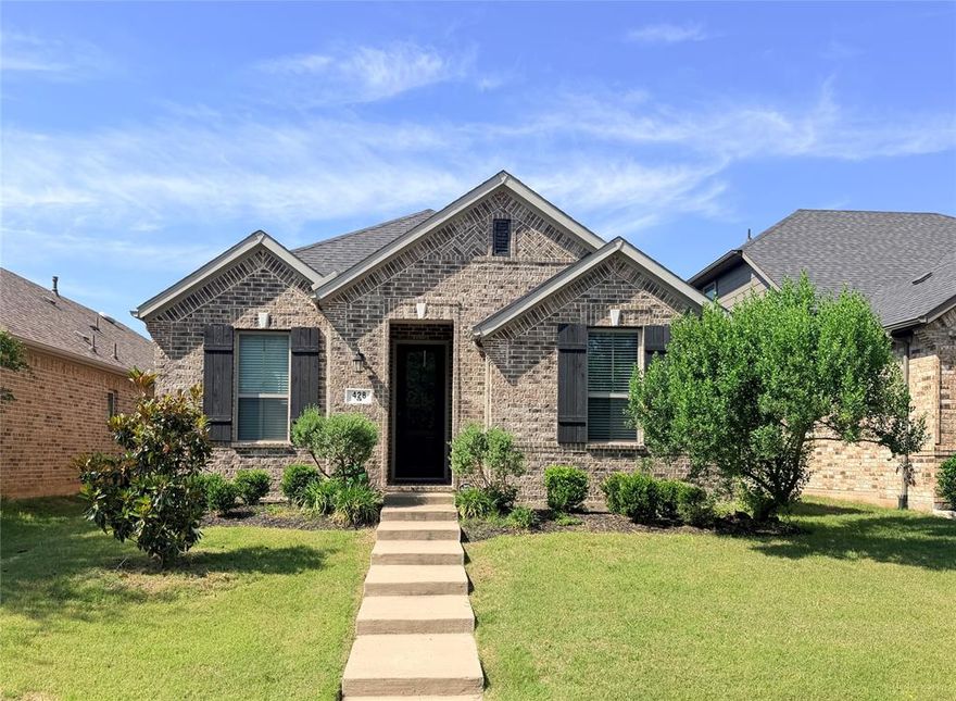 **Motivated Seller!** Don't miss out on this great chance to have a charming home in the heart of the Trinity Falls community, which is famous for its great nature and many communal facilities like parks, trails, a community pool, and fitness. This house faces the trails without any obstructions, and it's just a short walk to a dog park, making it the perfect choice for pet lovers. One story with an open-concept can meet the needs of a primary home use or easily turn into an investment. Just like what the community advocated, LIFE IS A BALANCE! You can find a perfect balance here because it has everything you and your loved ones need, with many food options along Hwy 380 or 75, or visit the historic museums in 15 minutes during the weekend, or have a glass of wine at the premier wineries on a special day. Come check this move-in-ready house out and join the top-rated McKinney ISD schools with resort-style amenities and so many more exciting events in your new dream house.