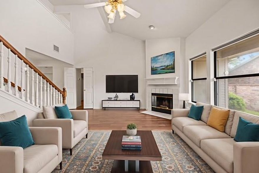 Welcome to this charming 3-bedroom, 3-bath townhome located in the desirable Timber Creek community within Benbrook ISD! The primary suite is conveniently located downstairs for added privacy, while the two guest bedrooms and a spacious den are upstairs—perfect for a home office or second living area. Enjoy low-maintenance living with HOA amenities that include front yard maintenance, pest control, access to the community pool, full use of facilities, and more. This well-maintained home offers both comfort and convenience in a beautifully managed neighborhood. Don’t miss this opportunity to enjoy townhome living with great schools and community perks!