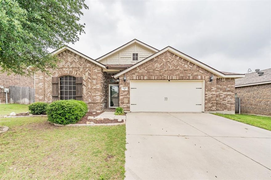 Welcome to this beautifully maintained move-in ready single-story home in Fossil Park Estates, where modern updates meet effortless living! Featuring a spacious open-concept layout, this home lives larger than its square footage and is perfect for both everyday comfort and entertaining. The heart of the home is a bright kitchen with island, walk-in pantry, and abundant cabinetry, flowing seamlessly into a large living area complete with fireplace and surround sound wiring—ideal for movie nights or hosting guests.Retreat to the private primary suite offering a spa-like bathroom with dual sinks, garden tub, separate shower, and oversized walk-in closet. A desirable split-bedroom design provides added privacy, making it ideal for families or guests .Enjoy peace of mind with major recent upgrades including roof, HVAC system,luxury vinyl plank flooring(prior to 2024),and carpet(prior to 2024), plus a premium HALO LED whole-home air purification system for enhanced indoor air quality. Step outside to a covered patio and fenced backyard with sprinkler system—perfect for relaxing evenings or weekend gatherings. Conveniently located near shopping, dining, and major highways, this home offers the perfect blend of comfort, convenience, and value. Don’t miss your opportunity to own a turnkey home in one of North Fort Worth’s most desirable communities—schedule your showing today! All informatuin in this listing deemed reliable and accurate, buyer to do their due diligence and verify all information includuing schools and room dimensions
