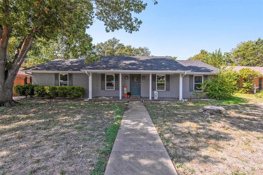 You will love coming home to this immaculate 3 bed 2 bath home. Perfectly located minutes from Hwy 380 and Loop 288 allowing easy access to TWU, UNT & all the greatness Denton has to offer. You'll find it easy to entertain with the kitchen being light and bright with a window over the sink, quartz countertops, and barn doors that lead to the dining room.
Use the enclosed patio space for whatever you need...Office, kids play area, 2nd family room, the options are endless. Sitting on .25 acres, you'll have the opportunity to have the backyard of your dreams! Renovated in 2018 and since has had further updates to include new windows, blinds, gutters with leaf guard, primary bath remodel that now offers a huge walk-in shower, new wood fence & electric gate. New HVAC in 2023. This home offers a 2 car garage with plenty of extra storage space and an expansive driveway for extra parking.
All of this and much more are waiting for you to make this your own home sweet home.