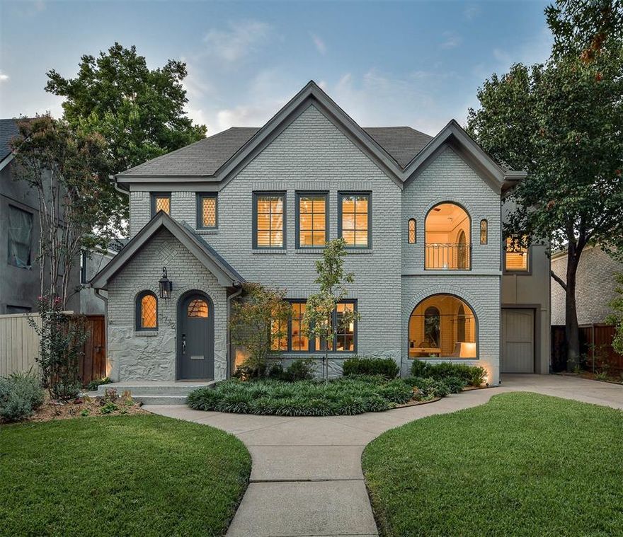 Discover the charm of this elegantly renovated family home near the Dallas Country Club golf course. Newly refreshed, it boasts vibrant lighting, large windows, chic shutters, and refined paint shades. The sunlit living room leads to a cozy study, formal dining, and a lively game room. The heart of the home is a modern kitchen with premium appliances, an island, and pot filler. It opens to a spacious family room with French doors to a landscaped yard encircled by a cedar fence—perfect for relaxation or play. Upstairs, find four stylish bedrooms with California closets. The main suite is a serene retreat with a vaulted ceiling, sitting space, and a luxe en suite—glass shower, dual vanities, air tub, and walk-in closet. Close to schools and University Park amenities, it's not just a home—it's a place to create memories.