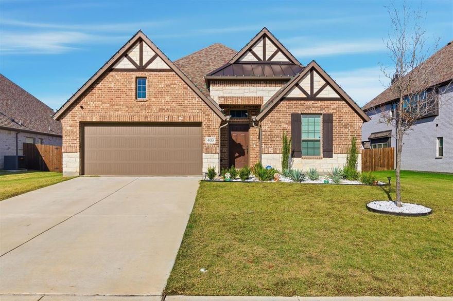 This is a ten plus! Looks like a model home.....decorated like Pinterest.....gently lived in.....all around a place to call home!!! Custom built by Astoria homes and located in the great neighborhood of Deberry Heritage in Josephine. The flexible plan has three bedrooms with a study. The rotunda style foyer adds a classic touch as you enter the home. The family room and kitchen are open and welcoming and offer lots of natural light and great living space. White and bright cabinets, pretty granite countertops, a center island with seating space and walk in pantry. You will love the accent walls and updated light fixtures. Spacious primary suite with windows overlooking the backyard. Separate shower and garden tub, dual sinks and large closet in bath. Brick and stone exterior, covered bath patio, upgraded landscaping in the front flowerbeds. NO PID or MUD tax. Community ISD and this address feeds to brand new Ellis Elementary, walk to the charming Josephine City Park. Lots to love here~!