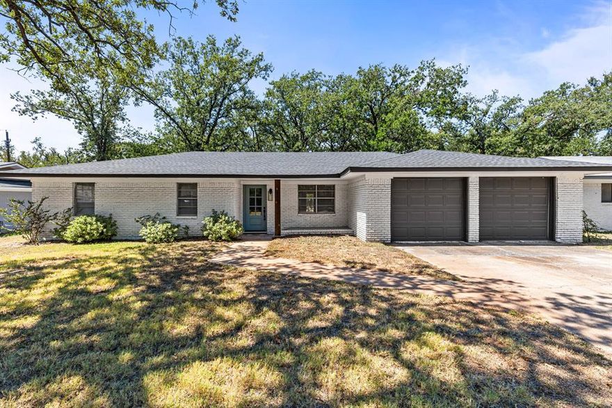 Welcome to your new opportunity in Waco! This charming home is located close to TSTC, Baylor University, downtown Waco, shopping, and entertainment. The convenient location alone makes it worth a visit—but the home itself will win you over. Curb appeal abounds with large shade trees, a two-car garage, fresh exterior paint for a modern farmhouse feel, and a welcoming front porch perfect for a rocking chair. Inside, you’ll find a spacious open-concept living room that flows seamlessly into the dining area and kitchen, creating the perfect setting for gathering and entertaining. This home features three generously sized bedrooms. One bedroom includes a private en suite half bath, while the other two share a full hallway bath. Light flooring and fresh paint throughout give the home a bright, comfortable feel, enhanced by natural light streaming through large windows. The backyard is oversized and shaded—ideal for outdoor enjoyment. Whether you’re looking for a move-in ready family home or an income-producing rental, this property checks all the boxes.