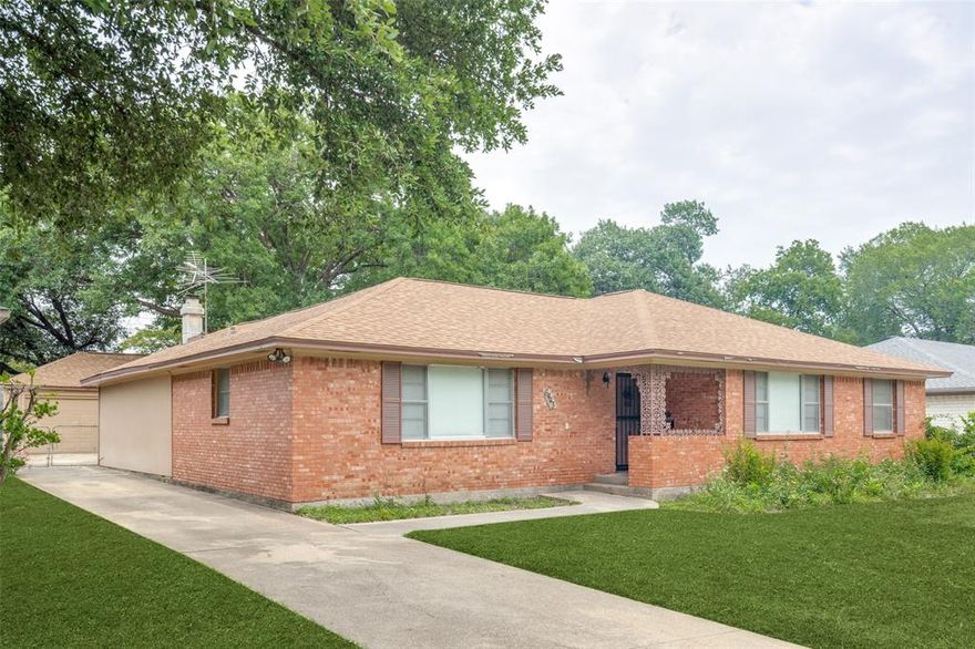 This 70x148 lot presents an exceptional chance for you to create your dream home from scratch or embark on a complete remodel on this one level, 4 bedroom, 3 bathroom,2480 sqft home . Situated in the sought-after neighborhood of Ridgewood Park, this property offers an array of possibilities.Nestled within a charming community, this expansive lot provides ample space for a custom home with all the amenities you desire. Imagine designing your own oasis with a luxurious pool, 3 car detached garage, and a sprawling backyard perfect for entertaining or relaxation. The canvas is yours to paint!The property is being sold as is, allowing you the freedom to shape it according to your unique vision. A recent addition of new carpet in the large family room and fourth bedroom offers a fresh starting point for your transformation.Conveniently located in East Dallas, you'll find yourself in a fantastic location with easy access to an array of amenities, including shopping, dining, parks, and more.