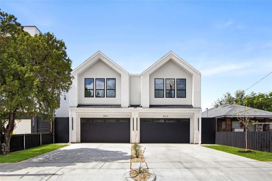 Experience a Jessica Koltun design in this thoughtfully crafted new-construction half duplex, offering a refined approach to modern living. This single unit features 3 bedrooms, 3.1 bathrooms, and a private 2-car garage, all defined by Koltun’s signature balance of clean architecture and warm, curated interiors.

Light-filled living spaces showcase wide-plank flooring, tailored finishes, and a sleek fireplace that anchors the main living area. The open-concept layout flows seamlessly into a chef’s kitchen appointed with custom cabinetry, premium appliances, and a spacious island designed for both entertaining and everyday functionality.

Each bedroom includes its own en-suite bath, while the primary suite serves as a private retreat with expansive windows, a spa-inspired bathroom, and a generous walk-in closet. A covered outdoor living area and crisp architectural lines further enhance the home’s modern, cohesive design.

This residence reflects thoughtful craftsmanship, elevated materials, and the distinctive design language synonymous with Jessica Koltun.