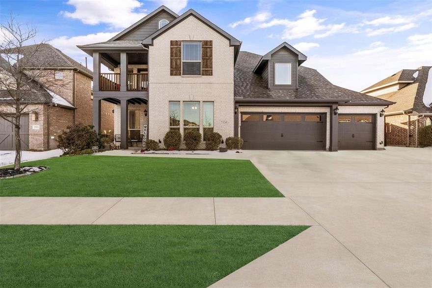 Everything you’ve been looking for! This beautiful brick home offers 4 bedrooms, 3.5 baths, and a 3-car garage in a prime location just 4 minutes from Buc-ee’s, Walmart, and dining. The heart of the home is the open kitchen featuring quartz counters, a large island, and gas cooking.

Enjoy a private main-level primary suite plus a versatile front study that functions as a 5th bedroom. The second floor is built for fun with both a game room and a dedicated media room. Highlights include wood-look tile, abundant storage, and a covered patio.  Exceptional floor plan in a well-established community. See it today!

Information is deemed reliable but not guaranteed. Both Agent and Buyer Client are responsible for independently verifying all data for accuracy