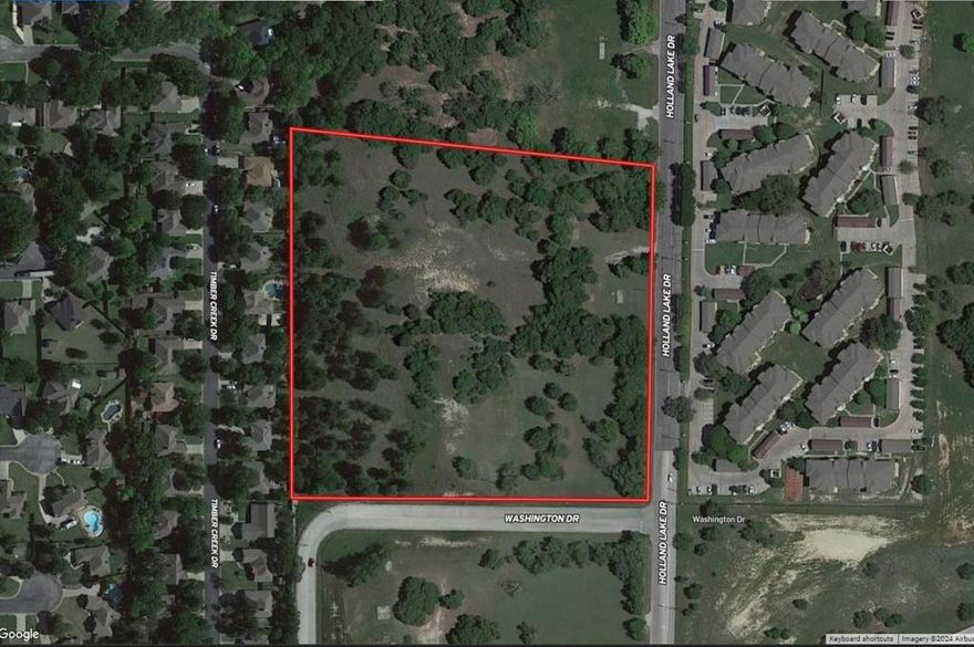 Prime commercial land opportunity in the heart of Weatherford. This 9.609-acre property offers approximately 603 feet of road frontage on Holland Lake Dr, ensuring excellent visibility for a variety of commercial uses. There is approx. 638 ft of Washington Dr road frontage and approx. 601 ft of Holland Lake Dr road frontage. With convenient access to Interstate 20, this location is ideal for retail, office, medical, or mixed-use development. The high-traffic area and strong growth in the region make this a strategic investment opportunity. Don't miss your chance to secure this premium commercial site in a rapidly expanding market. Currently zoned Ag - will be commercial use.