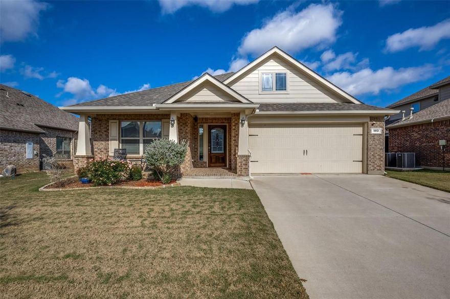 Discover the perfect blend of charm, comfort, and convenience in this light-filled, energy-efficient home tucked within one of South Denton’s fastest-growing pockets. Designed for everyday living and effortless entertaining, this single-story layout features modern finishes, smart use of space, and a location that truly elevates your lifestyle. This home has been meticulously maintained with hardwood floors, granite countertops, stainless-steel appliances, and a gas range. A dedicated front study or 4th bedroom with high-speed fiber internet creates the ideal work-from-home setup. The private primary suite sits apart from the secondary bedrooms, and an extended patio overlooks a generous backyard perfect for play or outdoor gatherings. Neighborhood perks include a community pool, nature trails, and nearby parks. Just minutes from Sprouts, dining, coffee shops, and everyday essentials—with quick access to I-35E, I-35W, and top-rated Guyer High School. A fantastic location paired with exceptional livability—don’t miss this one. New Roof, dishwasher, microwave and disposal all within the last year!