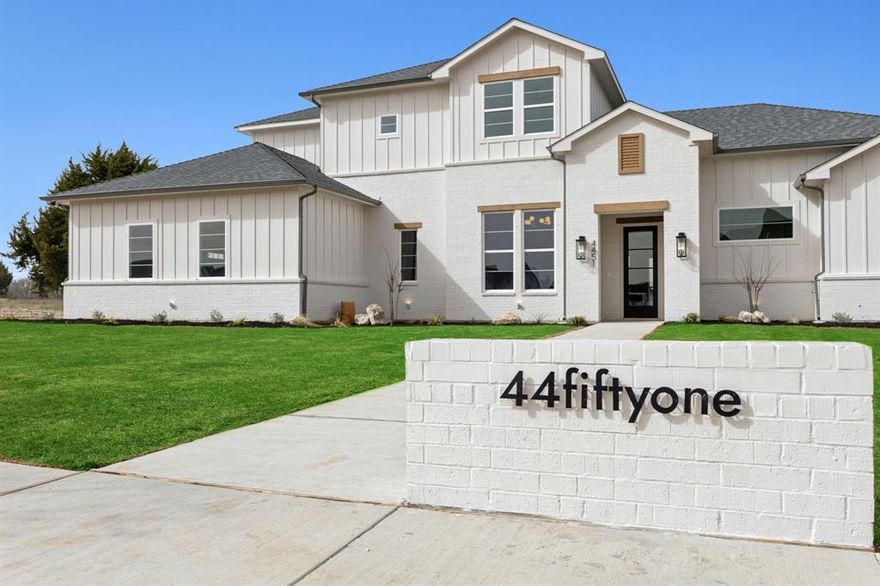 Welcome to 4451 Redbud Lane, a breathtaking modern take on traditional style situated in Azalea Hollow; Midlothian's premier luxury community. This exquisite two-story home offers an impeccable blend of contemporary design and classic charm, featuring 4 bedrooms, 4 bathrooms, and an open-concept layout tailored for both functionality and elegance.

Step inside to be greeted by soaring ceilings, expansive windows, and an abundance of natural light that enhances the home’s inviting atmosphere. The gourmet kitchen is a chef’s dream, boasting high-end appliances, a spacious island, and custom cabinetry, all flowing seamlessly into the living and dining areas—perfect for hosting and everyday living.

Designed for versatility, the private study provides a dedicated workspace, while the upstairs flex room offers endless possibilities as a media room, play area, or additional lounge space. Retreat to the primary suite, where a spa-inspired bath and oversized walk-in closet provide the ultimate sanctuary.

Outside, an extended covered patio creates an ideal setting for outdoor entertaining, overlooking a sprawling lot. A three-car garage ensures ample space for vehicles and storage.

Nestled in an exclusive setting, this stunning property combines luxury, comfort, and modern sophistication—truly a place to call home. Schedule a private tour today!