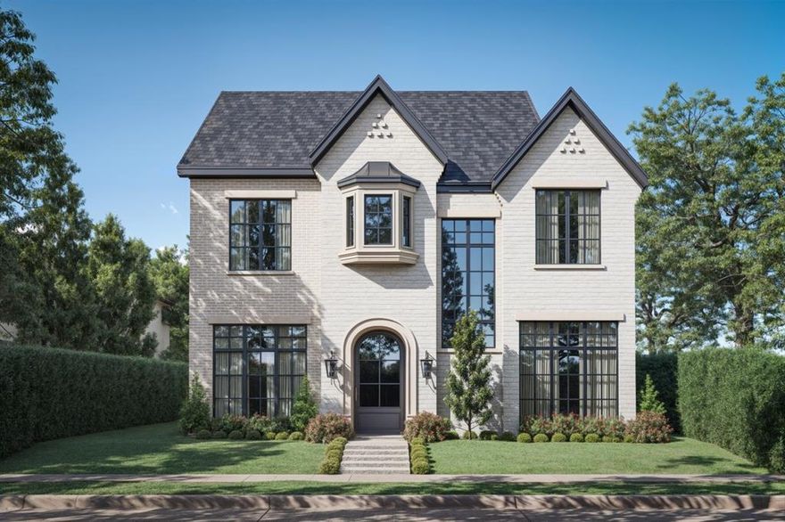 200 Murano Place is the epitome of modern French luxury, located within Southlake's newest premiere development, Carillon Parc in the heart of Southlake, Texas. A European influenced masterpiece proudly built by Kensington Custom Homes showcases an open floor plan of  4,869 Sq Ft, 4 bedrooms, 4.2 bathrooms, and a 4 car garage. This exquisite two-story home features impeccable architectural details throughout including soaring ceilings, elegant fixtures, and quality finishes. Be captivated by a striking white brick exterior with distinctive architectural elements including dual gabled rooflines and dramatic vertical windows. This thoughtfully open designed floor plan offers exceptional flow with your first floor showcasing a spacious great room with 72 in linear fireplace, upscale dining featuring Thermador temperature controlled wine coolers, and kitchen with premium appliances, inviting you to an outdoor expansive patio! This versatile floor plan also includes flexible spaces that can serve as a study, media room, or guest accommodation. The second floor, accessible by an elevator, is an entertainer's mecca, showcasing a private billiards or golf simulator room, secondary living area, and fully equipped entertaining bar and entertainment area ! Find your expansive primary suite featuring a luxurious ensuite bathroom with a hollywood soaking tub and custom walk-in closet. Completing the second floor are two additional bedrooms, each with ample closet space and access to ensuites. This home is truly a harmonious blend of innovation and sophistication, and enhanced technology with Control4 and Kohler Generator! Residents enjoy the exclusivity of a private neighborhood while being just steps away from Carillon Parc's curated collection of boutique shopping, fine dining establishments, tranquil green spaces and scenic walking paths. Easy access to Southlake's renowned CISD education system, championship golf courses, and Southlake Town Square!