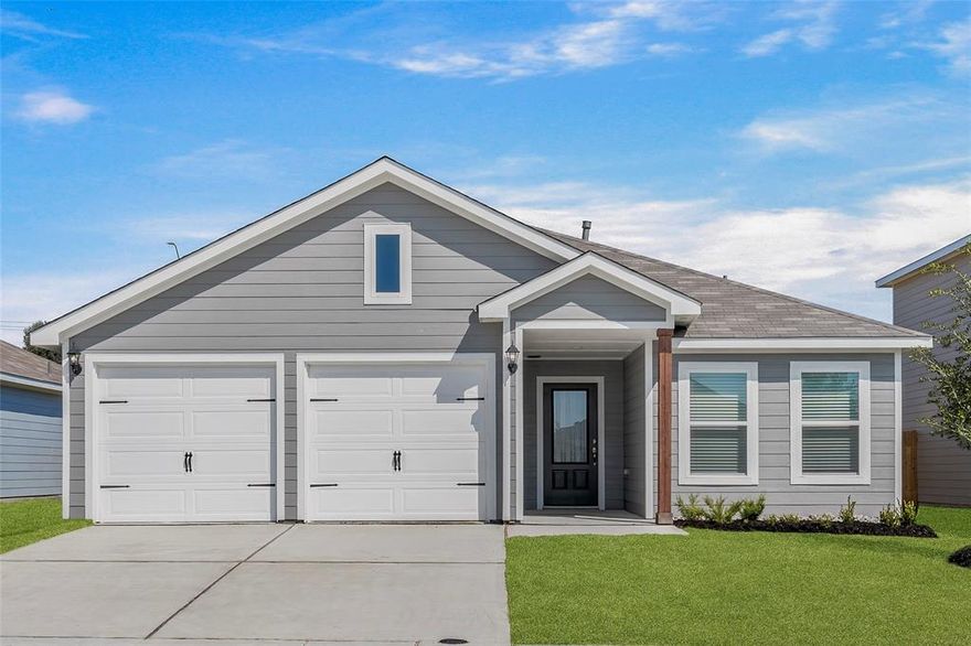 Make first impressions count with this beautiful, new-construction home in Fort Worth. This single-story, three-bedroom, two-bath home is bursting with charm and upgrades. The heart of the home is open to the family room and dining room, creating the ideal entertainment area. The master suite is the perfect place to retreat to, with peaceful backyard views, an en-suite bathroom and a walk-in closet. Granite countertops, energy-efficient kitchen appliances, luxury vinyl-plank flooring, a Wi-Fi-enabled garage door opener and many more are included at no extra cost to you!