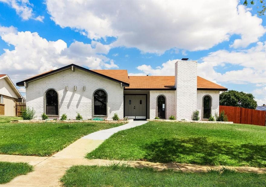 Complete Renovation! This home boasts 3 beds 2 baths and 2 living rooms with fresh paint inside and out. Neutral color cabinets with upgrade granite countertop and new appliances with lighting, flooring throughout. Adding even more curb appeal, fresh landscaping and flowerbeds.