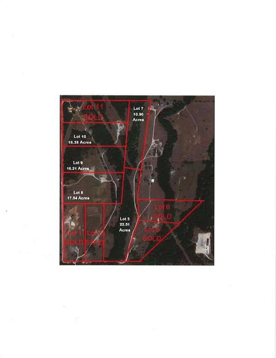 16+ acres ready to build your dream home. Lot 9